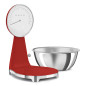 SMEG ANALOG AND DIGITAL KITCHEN SCALE RED KSF01RDWW