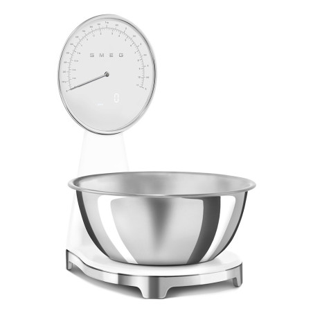 SMEG ANALOG AND DIGITAL KITCHEN SCALE WHITE KSF01WHWW