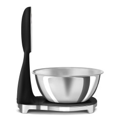 SMEG ANALOG AND DIGITAL KITCHEN SCALE BLACK KSF01BLWW