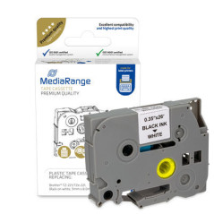 MediaRange MRBTZ221 etichetta per stampante Nero