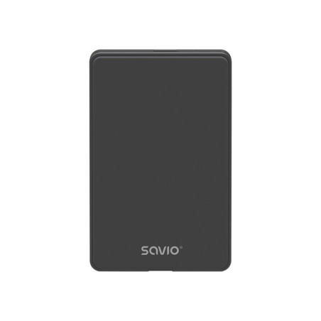 Savio AK-65 contenitore di unità di archiviazione Box esterno HDD SSD Nero 2.5"