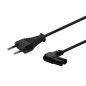CABLE ALIMENTACION UNIVERSAL SAVIO CL-144 ANGULAR
