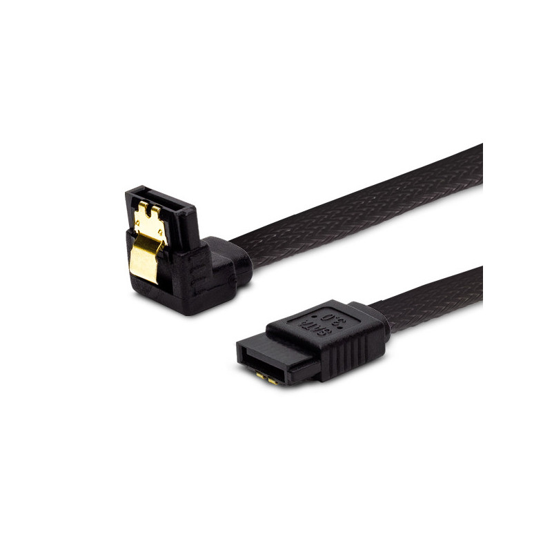 CABLE SATA ANGULAR SAVIO GAK-04 BLACK