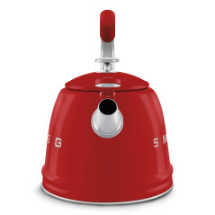 Smeg Bollitore con fischio 50's Style - Rosso LUCIDO - WKF01RD