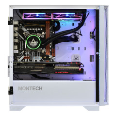 Montech Air 100 ARGB Mini Tower Bianco