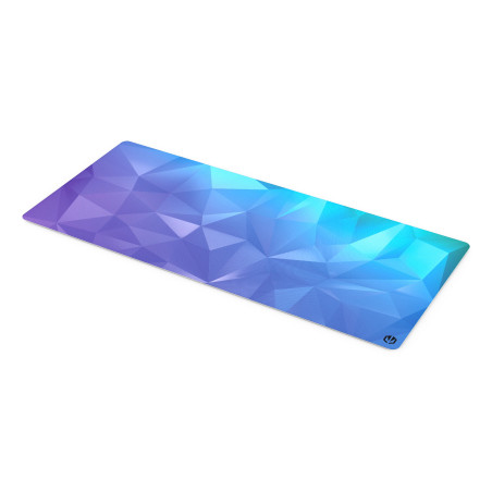ENDORFY Crystal Blue XL Tappetino per mouse per gioco da computer Nero, Blu