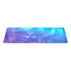 ENDORFY Crystal Blue XL Tappetino per mouse per gioco da computer Nero, Blu