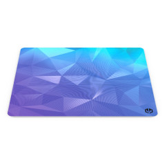 ENDORFY Crystal Blue L Tappetino per mouse per gioco da computer Nero, Blu