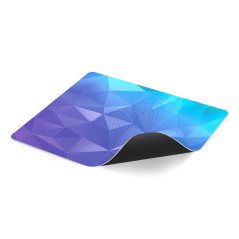 ENDORFY Crystal Blue L Tappetino per mouse per gioco da computer Nero, Blu