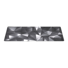 ENDORFY Crystal Black XL Tappetino per mouse per gioco da computer Nero, Grigio, Bianco