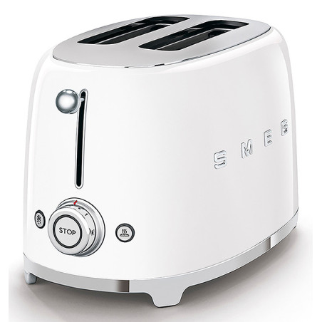 SMEG TOASTER 2X2 50´STYLE WHITE TSF01WHEU