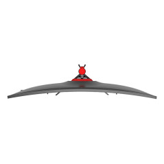 KeepOut XGM40UW5K LED display 101,6 cm (40") 5120 x 2160 Pixel UltraWide 5K HD Nero, Rosso
