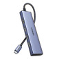 HUB UGREEN 6EN1 USB-C A HDMI + 3XUSB-A + SD/TF