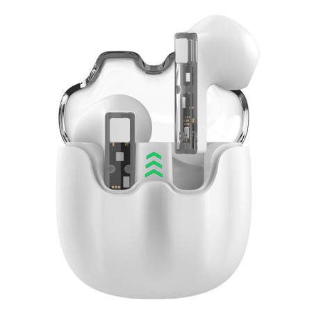 AURICULARES DUAL POD EARBUDS COOL VISION WHITE