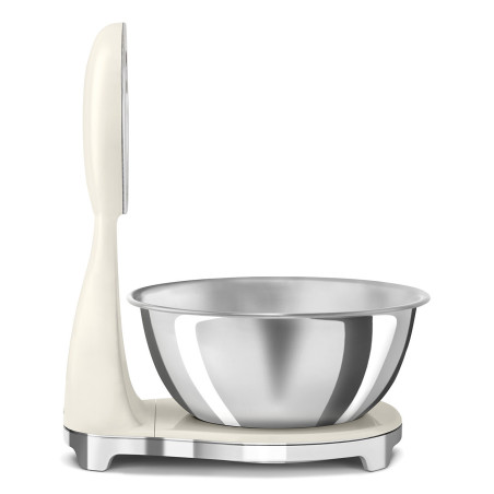 SMEG ANALOG AND DIGITAL KITCHEN SCALE CREAM KSF01CRWW