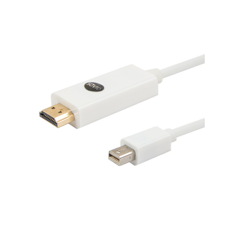 CABLE MINI DISPLAYPORT M A HDMI M 1.8M SAVIO CL-83