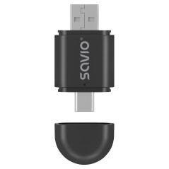 Savio TR-17 trasmettitore audio senza fili USB 10 m Nero