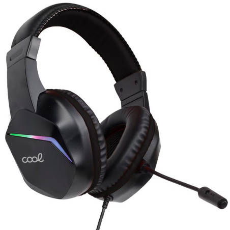AURICULARES GAMING COOL VISTA ADAPT. AUDIO BLACK