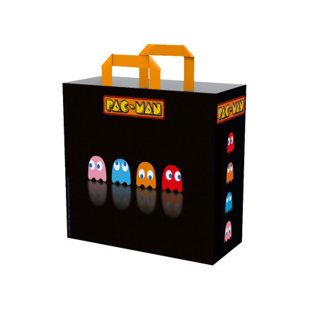 Konix KX PACMAN SHOPPING BAG BLACK Nero Borsa tote