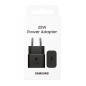 SAMSUNG POWER ADAPTER 25W W/O CABLE EP-T2510NBEGWW BLACK