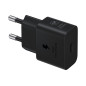 SAMSUNG QUICK CHARGER USB C 25W WITH DATA CABLE BLACK T2510XBE