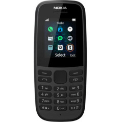 Nokia 105 (2019) 4,5 cm (1.77") 73,2 g Nero Telefono cellulare basico