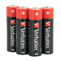 VERBATIM ALKALINE BATTERIES AA LR06 10 PCS PACK 49875