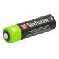 VERBATIM ALKALINE RECHARGEABLE BATTERIES AA HR06 4 PCS PACK 49517