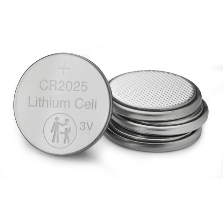 VERBATIM LITHIUM FLAT BATTERIES 3V CR2025 4 PACK 49532