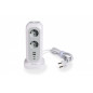 VERBATIM POWER STRIP WITH 11 SOCKETS WITH SWITCH CABLE 2 M + 2 UBS-C AND 2 USB-A WHITE 49547