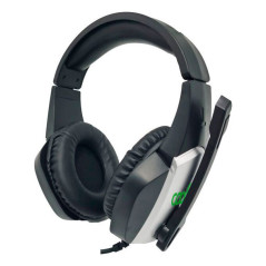 COOL 8434847045801 cuffia e auricolare Cuffie Cablato A Padiglione Gaming Nero, Argento
