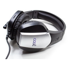COOL 8434847045801 cuffia e auricolare Cuffie Cablato A Padiglione Gaming Nero, Argento
