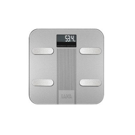 LAICA BLUETOOTH DIGITAL BATHROOM SCALE SILVER 180KG PS7005