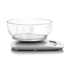 Laica KS1060 bilancia da cucina Bianco Superficie piana Rettangolo Bilancia da cucina elettronica