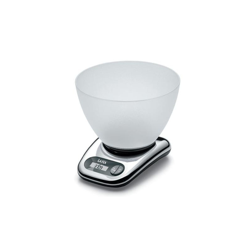 LAICA ELECTRONIC METAL DIGITAL KITCHEN SCALE SILVER 5KG BX9240