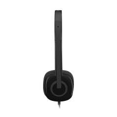 Logitech 981-000589 cuffia e auricolare Cablato A Padiglione Ufficio Nero