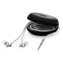 Energy Sistem Metallized Auricolare Cablato In-ear Musica e Chiamate Argento, Bianco