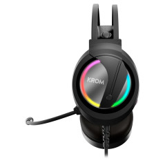 Krom Kappa Auricolare Cablato A Padiglione Gaming Nero