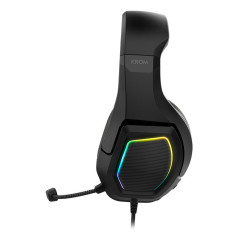 Krom Kopa 7.1 Auricolare Cablato A Padiglione Gaming Nero