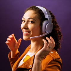 Auriculares con microfono logitech a10 astro gaming gen 2 jack 3.5mm blanco