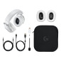 Auriculares gaming logitech g pro x 2 inalmbricos con lightspeed blancos