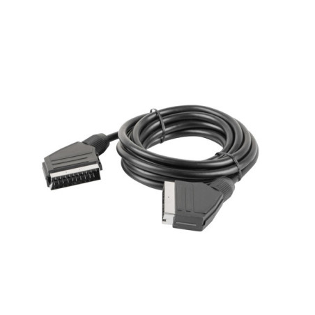 Cable euroconector lanberg macho - macho 1.8m