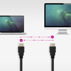 Nanocable 10.15.1701 cavo HDMI 1,5 m HDMI tipo A (Standard) Nero