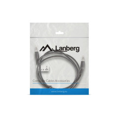Lanberg CA-MJMJ-10CC-0012-BK cavo audio 1,2 m 3.5mm Nero