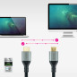 Cable hdmi 2.1 nanocable 1m -  macho - macho -  negro