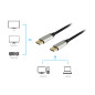 Equip 119266 Cavo DisplayPort 1.4 Premium, 10 m, 8K/60Hz Equip 119266 Cavo DisplayPort 1.4 Premium, 10 m, 8K/60Hz