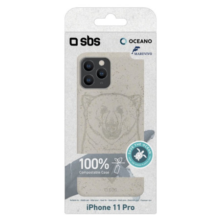 Funda sbs oceano eco - friendly iphone 11 pro oso
