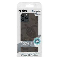 Funda sbs oceano eco - friendly iphone 11 pro max tortuga