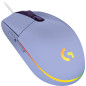 Raton gaming logitech g102 lightsync lila
