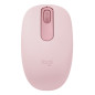 Raton inalambrico logitech m196 rosa